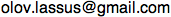 Olov Lassus email address
